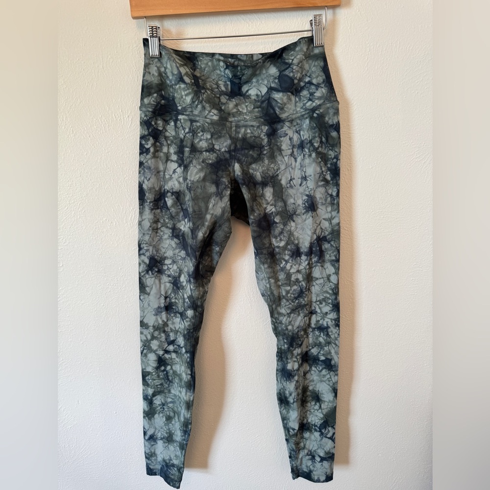 Lululemon Athletica Wunder Under Train Tie-Dye Leggings